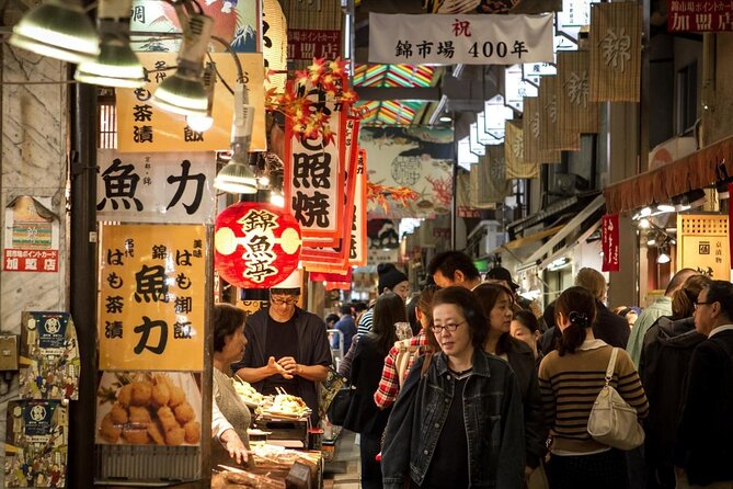 Nishiki Market Walking Food Tour with Local guide - Arriving at the meeting point, then getting fed fast