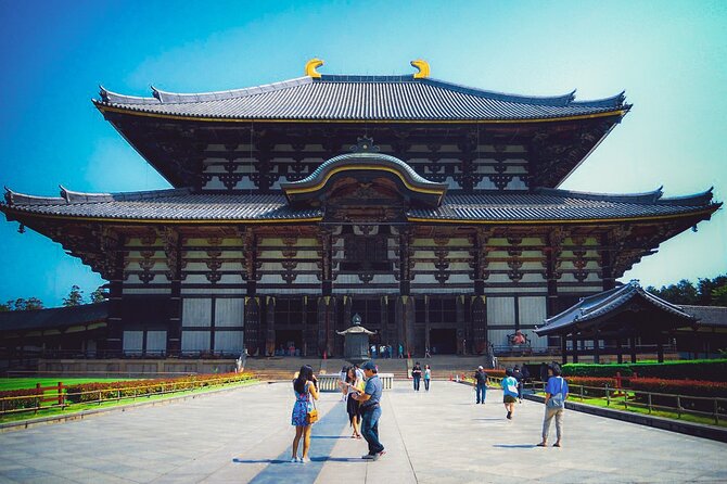 Osaka & Nara in 1-Day by Private Van with Local Expert Guide - Osaka Castle, Yoshikien garden, and the street-level contrast