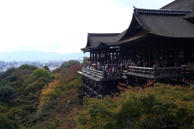 Private Highlights of Kyoto Tour - Kiyomizu-dera: the terrace view, then the stair-step streets of Ninenzaka and Sannenzaka