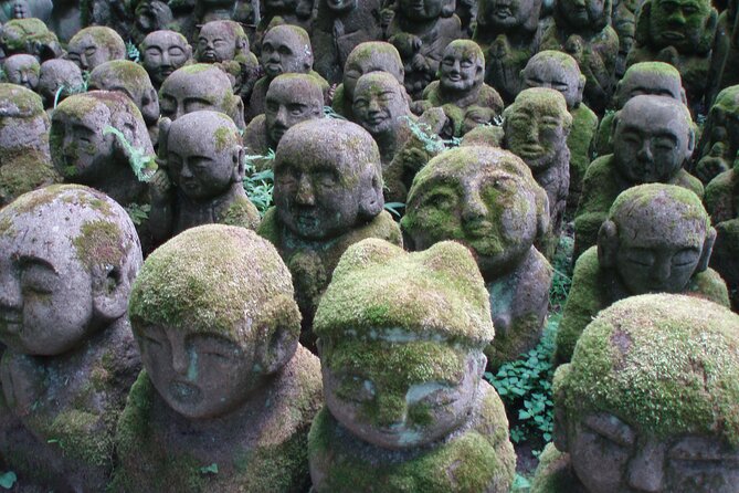 Private Walking Tour in Bamboo Forest & Hidden Spots in Arashiyama - Otagi Nenbutsu-ji: 1,200 Rakan statues and the calm weirdness of hand-carving