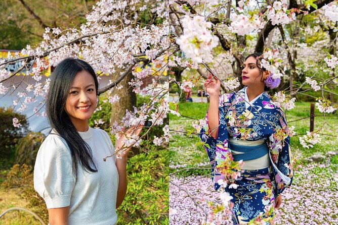 Sakura Season Photoshoot Experience in Kyoto - How posing and natural light turn sakura into magazine-worthy photos