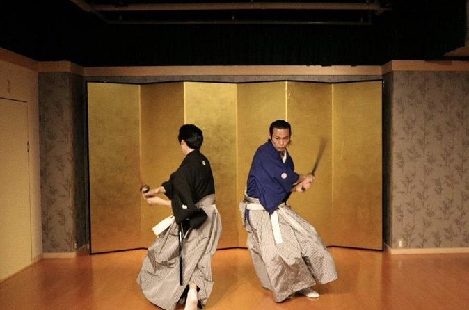 Samurai Experience and Kenbu Show in Kyoto - The Sensu Folding Fan Moment, When Time Allows