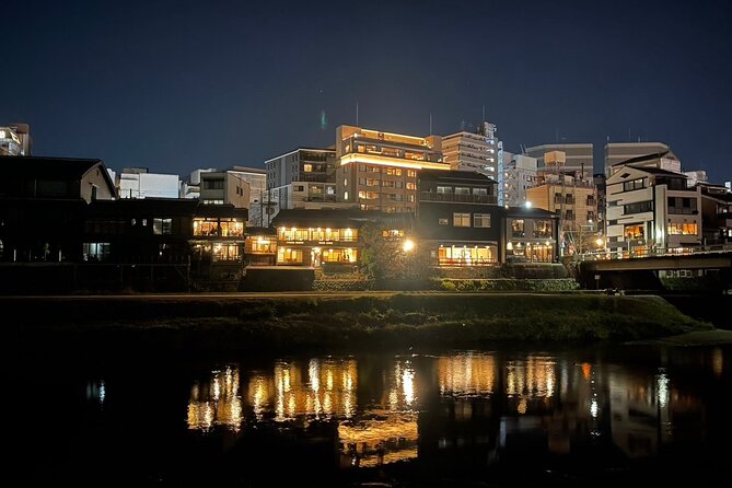 See What You Can’t See by Day — Explore Kyoto at Night by E-Bike - Shirakawa Canal: Tea-House Streets Along a Night River