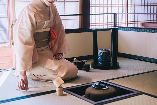 Tea Ceremony with Kimono and Professional Photoshoot in Kyoto - Check-In at Nishiki Orizuruya, then Choose Your Kimono