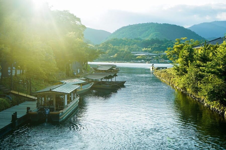 Traversing Kyoto's Scenic West - Arashiyama to Kinkakuji - Arashiyama lunch by the Katsuragawa River, plus shopping time