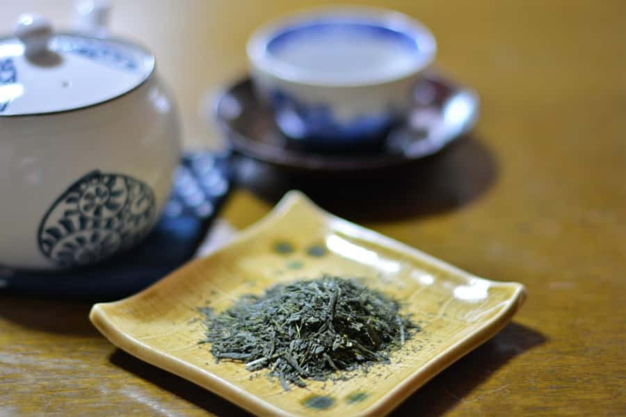 Uji: Green Tea Tour with Byodoin and Koshoji Temple Visits - After the cups: leftover leaves with ponzu sauce