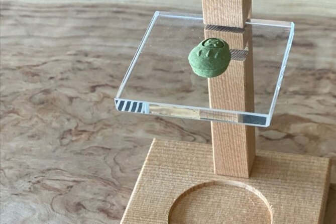 Utilising upcycled Matcha! Creating matcha incense (Uji, Kyoto) - The scent design: warmed matcha aroma and the reusable shape